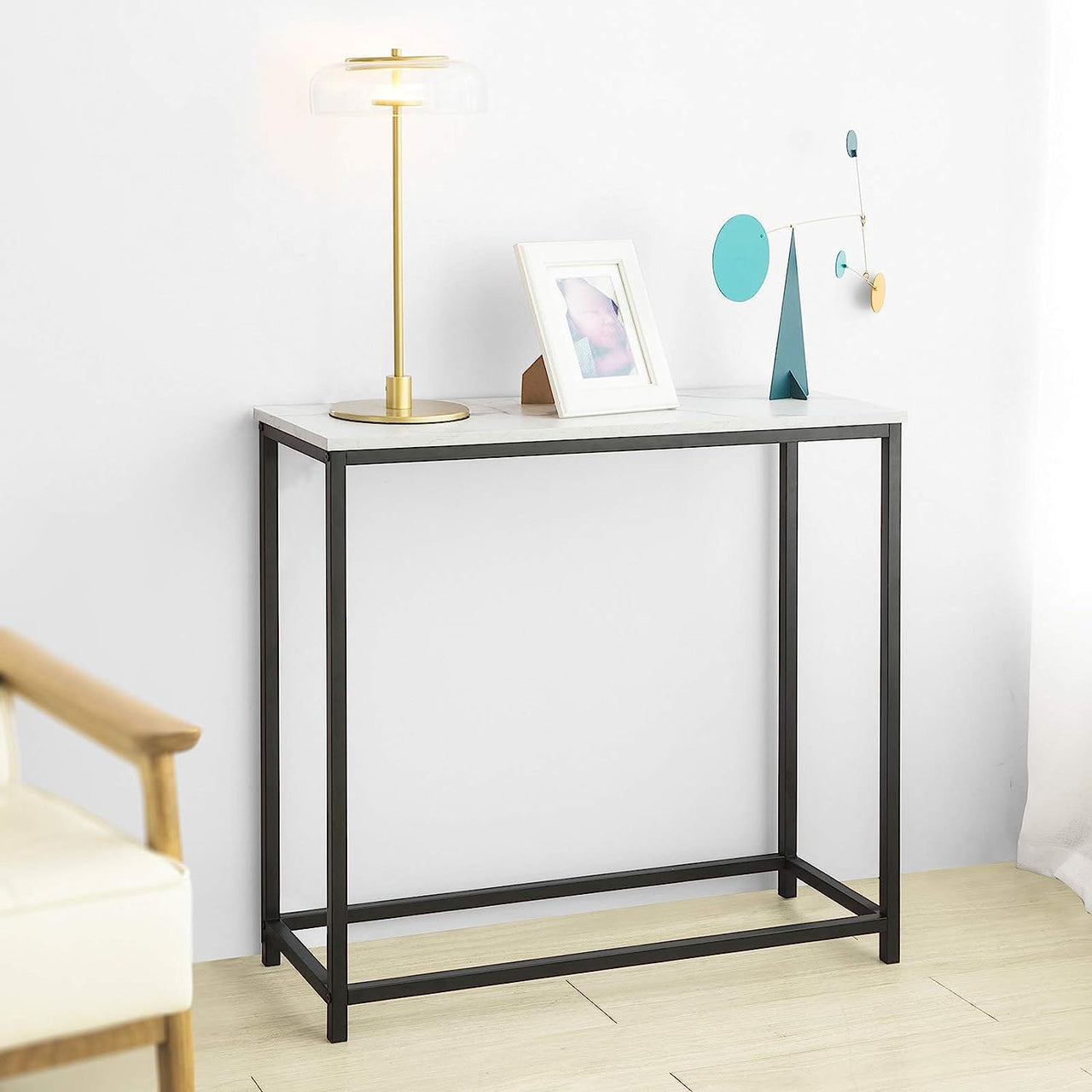 Console Table Metal Frame Hallway Table