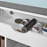 Thumbnail for Padded Shoe Bench Lift Up Storage