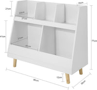 Thumbnail for Childrens Shelving Unit, 5 Compartments Bookcase