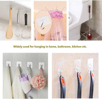 Thumbnail for 24 Packs Heavy Duty Adhesive Hooks Kitchen Wall Hooks