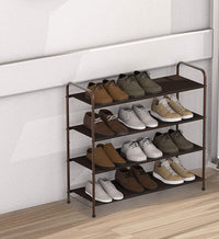 Thumbnail for 4 Tier Metal Shoe Rack Storage Organiser for Entryway and Bedroom