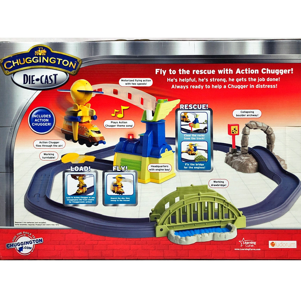 Chuggington Die Cast Train Action Chugger to the Rescue Track Playset