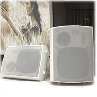 Thumbnail for New Audioline Indoor Outdoor Speaker Pair 3-Way 4\