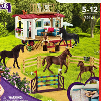 Thumbnail for Schleich Large Playset Secret Horse Training at the Horse Club Caravan 72141