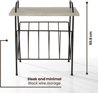 Thumbnail for Crosley Wiltshire Turntable Stand Modern Retro White Wash Wood