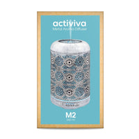 Thumbnail for activiva 260ml Metal Essential Oil and Aroma Diffuser-Vintage White