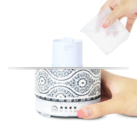 Thumbnail for activiva 100ml Metal Essential Oil and Aroma Diffuser-Vintage White