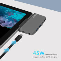 Thumbnail for mbeat Edge Go Multifunction USB- C Hub for Microsoft Surface Go