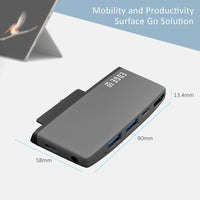 Thumbnail for mbeat Edge Go Multifunction USB- C Hub for Microsoft Surface Go