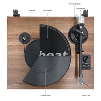 Thumbnail for mbeat Hi-Fi Turntable with Bookshelf Speakers and Bluetooth Streaming