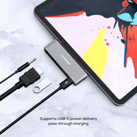 Thumbnail for mbeat Elite Mini 4-In-1 USB-C Mobile Hub for iPad Pro, USB-C Tablet and Laptop