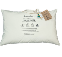 Thumbnail for Dreamaker Organic Cotton Covered Pillow with Repreve