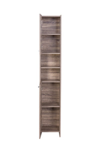 Thumbnail for Alto Bathroom Tallboy Narrow High Cabinet With 2 Doors/2 Shleves - Walnut