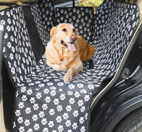 Thumbnail for Waterproof Pet Car Seat Cover Hammock Black With Mesh Window