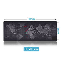 Thumbnail for Wireless Charging Qi Mousepad 800x300x4mm Non-slip Rubber Base World Map