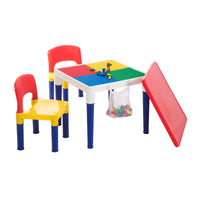 Thumbnail for 2-in-1 Building Blocks Table