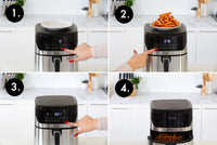 Thumbnail for 7L Air Fryer Wiz w/ Built-In Scale, 200C, 9 Cooking Programs