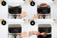 Thumbnail for 7L Air Fryer Wiz w/ Built-In Scale, 200C, 9 Cooking Programs