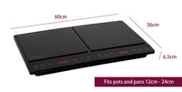 Thumbnail for Double Induction Cooker w/ 2 Plates, 240C, 1000- 1400W
