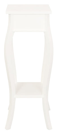 Thumbnail for 1 Drawer Cabriol Leg Plant Stand (White)