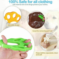 Thumbnail for 2Pcs Pet Hair Remover Floating Fur Catcher Laundry Lint Dog Cat Washing Machine