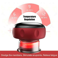 Thumbnail for 12 levels Electric Cupping Therapy Smart Scraping Massager Red Light Heating Body Slimming Red