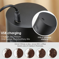 Thumbnail for Electric Coffee Grinder Portable Black