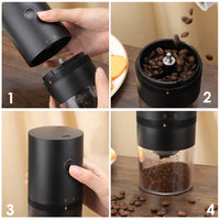 Thumbnail for Electric Coffee Grinder Portable Black