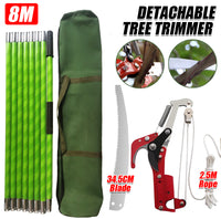 Thumbnail for 8M Detachable Pole Pruning Saw Tree Trimmer Saw Shearing Portable Storage Bag