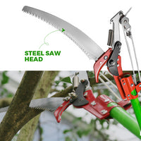 Thumbnail for 8M Detachable Pole Pruning Saw Tree Trimmer Saw Shearing Portable Storage Bag