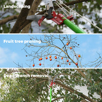 Thumbnail for 8M Detachable Pole Pruning Saw Tree Trimmer Saw Shearing Portable Storage Bag