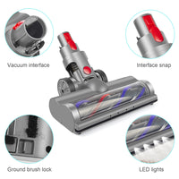 Thumbnail for Turbo Brush Roller Head Electric Floor Carpet Head LED For Dyson V7 V8 V10 V11 V15