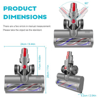 Thumbnail for Turbo Brush Roller Head Electric Floor Carpet Head LED For Dyson V7 V8 V10 V11 V15