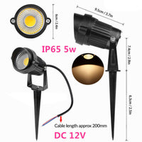 Thumbnail for 10X LED Spotlights Landscape Warm light Lamp Waterproof Outdoor Garden Yard 12V