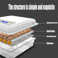 Thumbnail for 16 Egg Incubator Fully Automatic Digital Thermostat Chicken Eggs Poultry