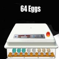 Thumbnail for 64 Egg Incubator Fully Automatic Digital Thermostat Chicken Eggs Poultry