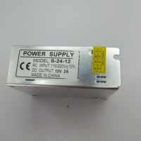 Thumbnail for AC 110-240V TO DC 12V/24V 12V 2A 24W Transformer Regulated Power Supply