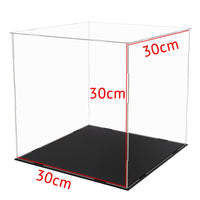 Thumbnail for 30x30x30CM Acrylic Display Case Dustproof Box Action Figure Model Car Collection