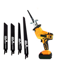 Thumbnail for Yellow Cordless Electric Reciprocating Saw Cutter w+ Blades For Makita Battery