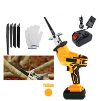 Thumbnail for Yellow Cordless Electric Reciprocating Saw Cutter w+ Blades For Makita Battery