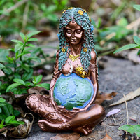 Thumbnail for Millennial Gaia Mother Earth Goddess Art Statue Figurine for Home Decor Garden