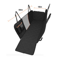 Thumbnail for Waterproof Pet Car Seat Cover-Back Seat Hammock Mat