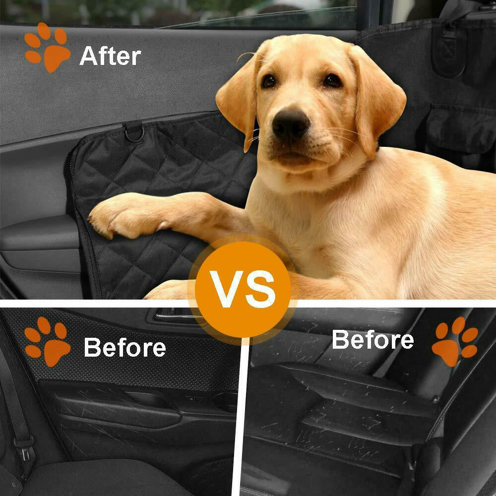 Waterproof Pet Car Seat Cover-Back Seat Hammock Mat