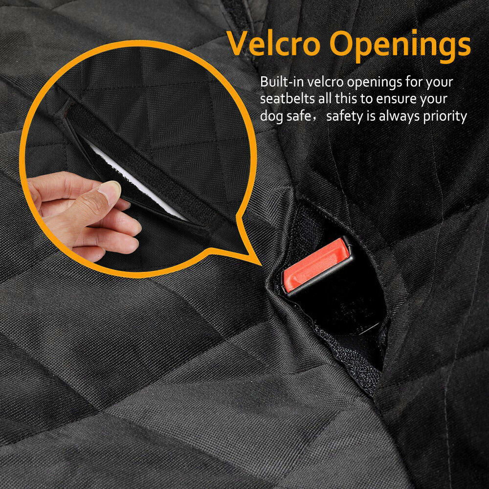 Waterproof Pet Car Seat Cover-Back Seat Hammock Mat