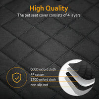 Thumbnail for Waterproof Pet Car Seat Cover-Back Seat Hammock Mat