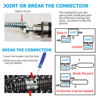 Thumbnail for Plumber Drain Snake Pipe Metal Cleaner Pipeline Sewer 12M + 6 Drill Bit Tool DIY