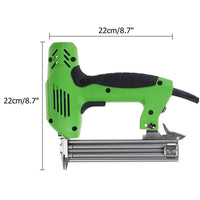 Thumbnail for Electric Staple Gun Straight Nail Nailer Framing Heavy Duty Woodworking Stapler