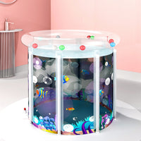 Thumbnail for Portable Children Pool Home Transparent Inflatable PVC Bathtub Barrel Bucket