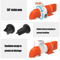 Thumbnail for SEAFLO 1100GPH DC12V Automatic Bilge Pump Low Profile Water Pump for Boat Marine