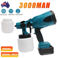 Thumbnail for Cordless High Pressure Airless Spray Gun Paint Sprayer For Makita 36V Battery AU